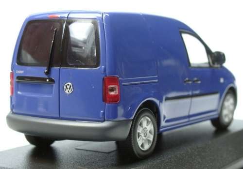 Volkswagen Caddy Panelvan 2005 blue 1/43 Minichamps NEW+boxed  #5424 instant wheels