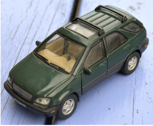 Lexus RX300 2000 green-met 1/43 Hongwell NEW+showcased  #5476 instant wheels