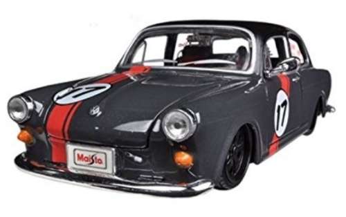 Volkswagen 1600 Notchback 1967 grey (#17-Custom) 1/24 NEW+Boxed FREE Delivery #2265 instant wheels