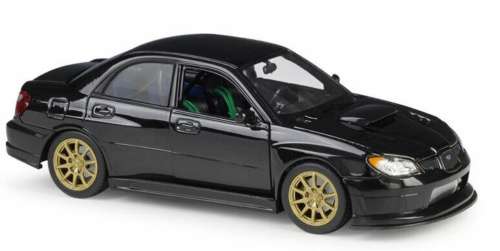 Subaru Impreza WRX STI 2010 black 1/24 Welly NEW +boxed  #2271 instant wheels