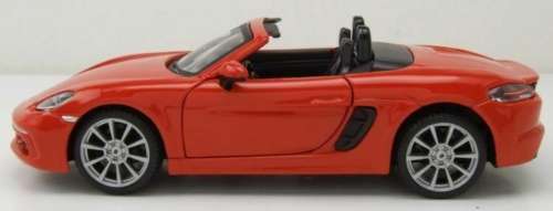 Porsche 718 (982) Boxter Cabrio 2016 orange 1:24 Bburago NEW+boxed  #2277 instant wheels