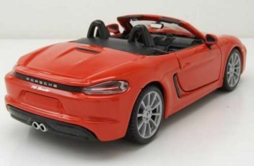 Porsche 718 (982) Boxter Cabrio 2016 orange 1:24 Bburago NEW+boxed  #2277 instant wheels