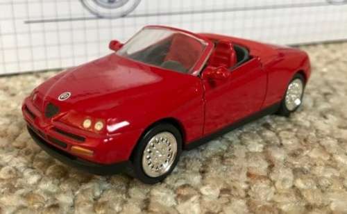 Alfa Romeo Spider 1996 red 1/43 NewRay NEW+reblistered  #5621 instant wheels