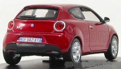 Alfa Romeo Mito 2008 red-metallic 1/43 Norev NEW+reblistered FREE Delivery #5627 instant wheels