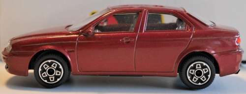 Alfa Romeo 156 1998 red 1/43 Bburago NEW+reblistered  #5629 instant wheels