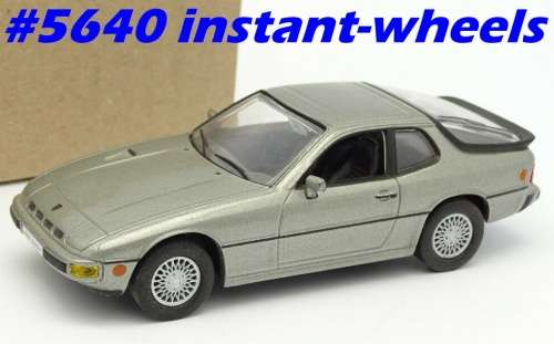 Porsche 924 turbo 1978 grey-met 1/43 Spark NEW+reblistered  #5640 instant wheels
