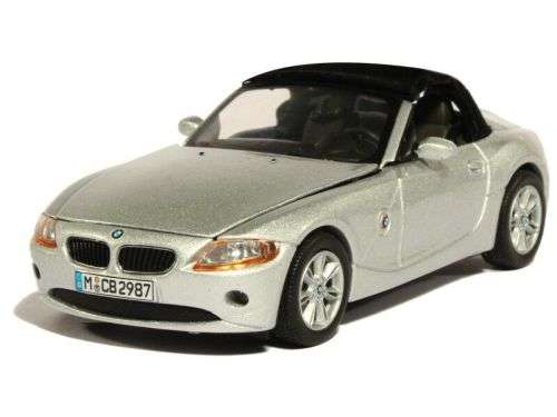 BMW Z4 E85 2002 darksilver-met 1/43 Norev NEW+reblistered  #5653 instant wheels