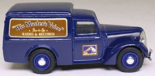 Commer 8cwt Van `His Masters Voice` 1948 blue 1/43 Dinky NEW+reblistered  #5667 instant wheels