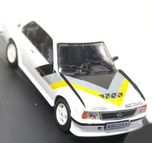Opel Ascona B 400 Rallye 1981 white 1/43 IXO NEW+reblistered  #5685 instant wheels
