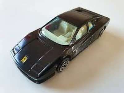 Ferrari Testarossa (F110) 1986 black 1/43 Bburago NEW+reblistered  #5696 instant wheels