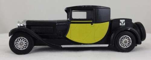 Bugatti 44 1928 black+yellow 1/43 Matchbox/MOY NEW+reblistered #5767 instant wheels