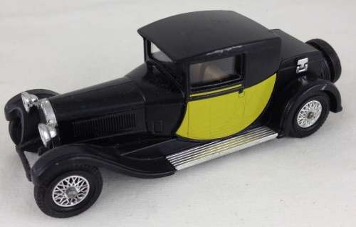 Bugatti 44 1928 black+yellow 1/43 Matchbox/MOY NEW+reblistered #5767 instant wheels