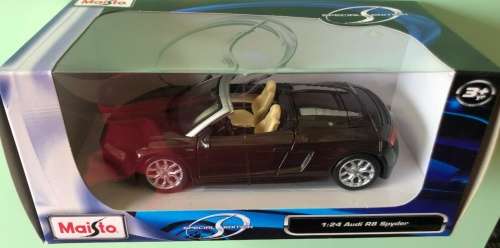 Audi R8 Spyder 2018 brown-met 1/24 Maisto NEW+boxed  #2281 instant wheels