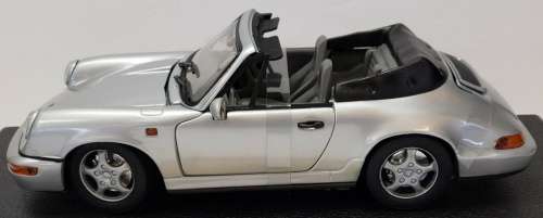 Porsche 911 Carrera 4 Cabriolet  (964) 1994 silver 1/18 Anson NEW+boxed #8023 instant wheels