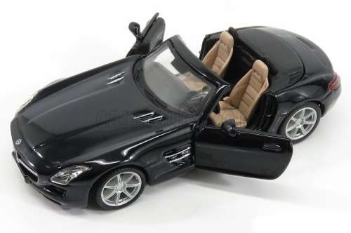 Mercedes-Benz SLS AMG Roadster black 1/32 Bburago NEW+boxed FREE delivery #3212 instant wheels