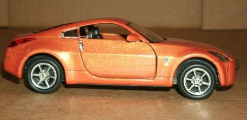 Nissan Fairlady Z 2003 orange-met 1/36 Welly NEWinBlister #3604 instant wheels