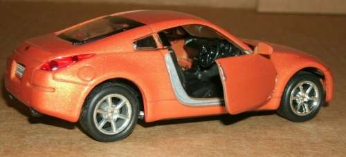 Nissan Fairlady Z 2003 orange-met 1/36 Welly NEWinBlister #3604 instant wheels
