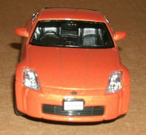 Nissan Fairlady Z 2003 orange-met 1/36 Welly NEWinBlister #3604 instant wheels