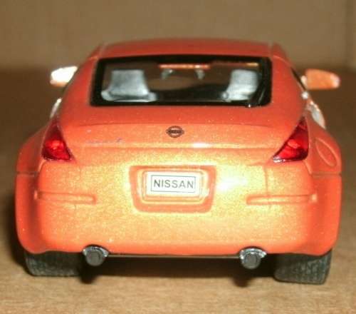 Nissan Fairlady Z 2003 orange-met 1/36 Welly NEWinBlister #3604 instant wheels