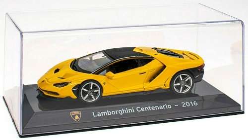 Lamborghini Centenario 2016 yellow+black 1/43 IXO NEW+boxed #5566 instant wheels