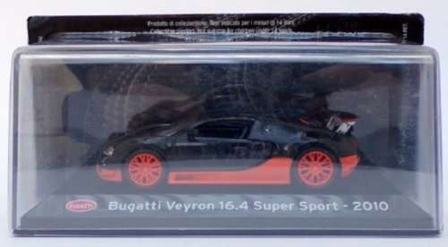 Bugatti Veyron 16.4 Super Sport 2010 black/orange 1/43IXO NEW+boxed FREE delivery 5570 instantwheels