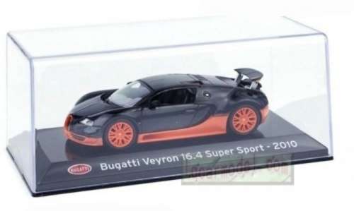 Bugatti Veyron 16.4 Super Sport 2010 black/orange 1/43IXO NEW+boxed FREE delivery 5570 instantwheels