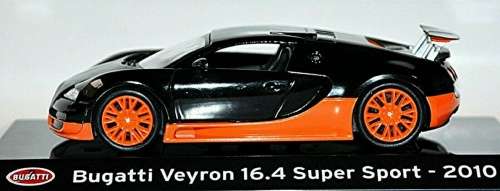 Bugatti Veyron 16.4 Super Sport 2010 black/orange 1/43IXO NEW+boxed FREE delivery 5570 instantwheels