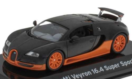 Bugatti Veyron 16.4 Super Sport 2010 black/orange 1/43IXO NEW+boxed FREE delivery 5570 instantwheels