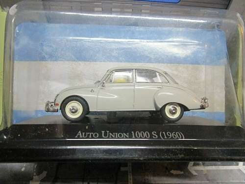 Auto Union 1000 S 1960 lt.grey 1/43 IXO/Salvat NEW+boxed FREE SA Delivery #5580 instant wheels