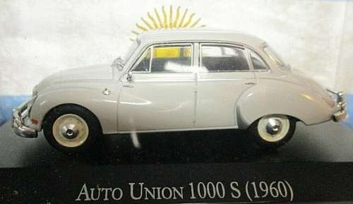 Auto Union 1000 S 1960 lt.grey 1/43 IXO/Salvat NEW+boxed FREE SA Delivery #5580 instant wheels