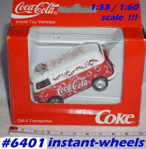 Volkswagen T2 Transporter CocaCola 1976 1:58 Eligor NEW+boxed  #6401 instant wheels
