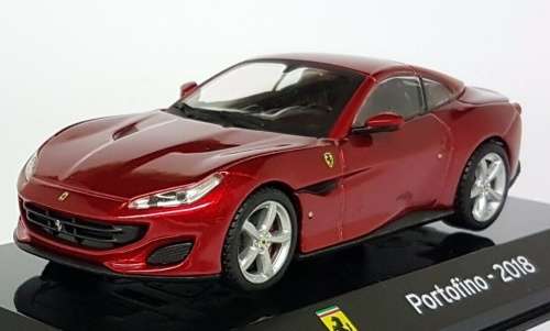Ferrari Portofino 2018 red-metallic 1/43 IXO NEW+boxed  #5809 instant wheels