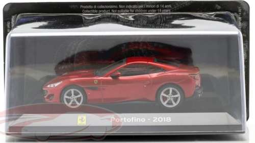Ferrari Portofino 2018 red-metallic 1/43 IXO NEW+boxed  #5809 instant wheels