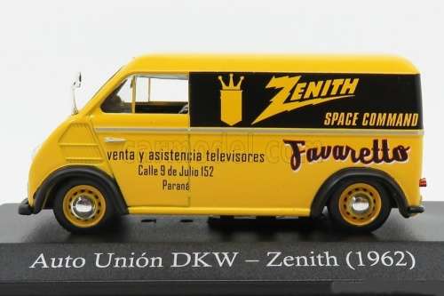 Auto Union DKW F89L Van 1962 yellow Zenith 1/43 IXO NEWinBlister  #5816 instant wheels