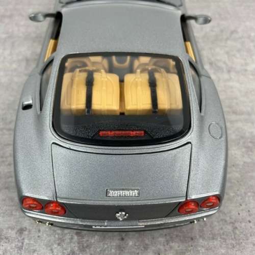 Ferrari 550 Maranello 1996 grey-metallic 1:18 Bburago/Italia  NEW+re-boxed #8037 instant wheels
