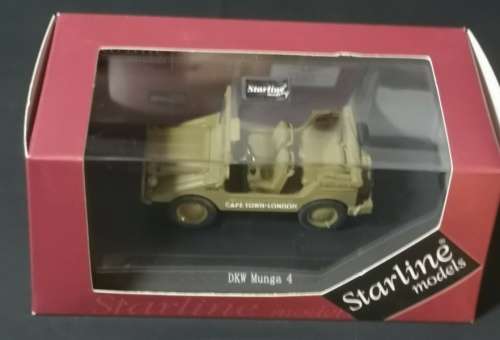 DKW Munga 4 1970 camouflage 1-43 Starline NEW+boxed FREE Delivery #5831 instant wheels