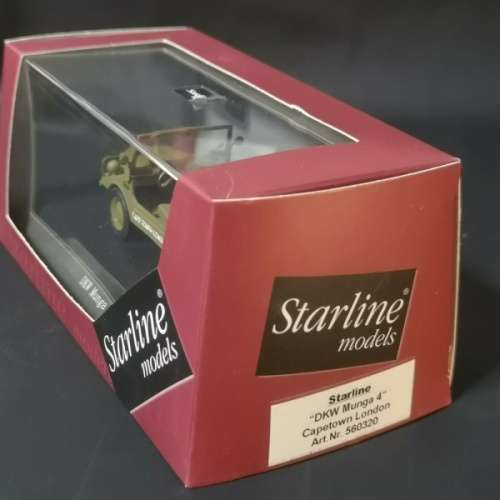 DKW Munga 4 1970 camouflage 1-43 Starline NEW+boxed FREE Delivery #5831 instant wheels