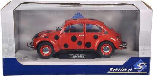 Volkswagen Beetle 1303 1973 LADY BUG red 1:18 Solido NEW+boxed  #8815 instant wheels