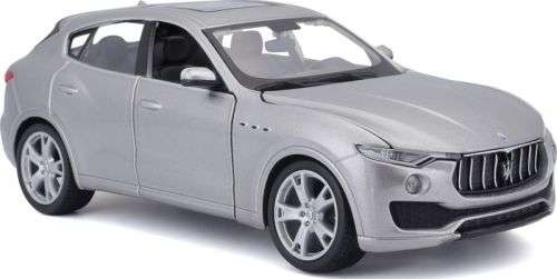 Maserati Levante 2016 silver 1/24 Bburago NEW+boxed  #2290 instant wheels