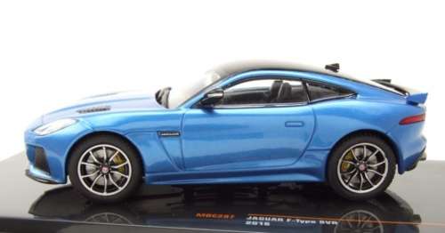 Jaguar F-type SVR 2016 blue-metallic 1:43 IXO NEW+boxed *5959 instant wheels