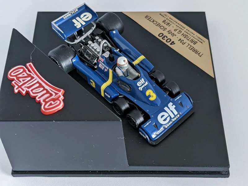 Tyrrell P34 1976 Jody Scheckter (British G.P) blue 1/43 Quartzo NEW+boxed *5140 instant wheels