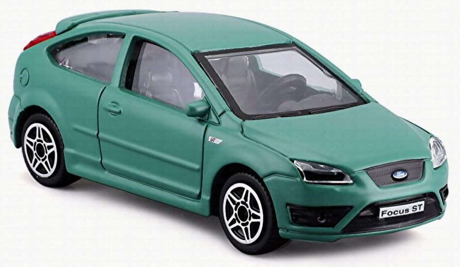 Ford Focus Mk.2 ST 2018 green-met 1/43 Bburago NEW+boxed *5983 instant wheels