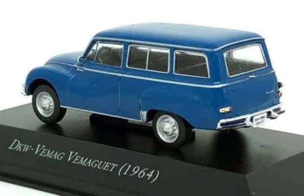 Auto-Union DKW-Vemag Vemaguet Stn Wgn 1964 blue 1/43 DeAgostini/IXO NEW+boxed *6013 instant wheels