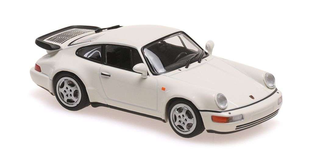 Porsche 911 (964) Turbo 1990 white 1/24 Welly NEW+boxed  #2124 instant wheels