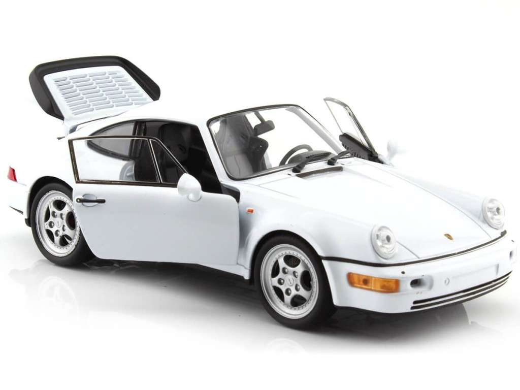 Porsche 911 (964) Turbo 1990 white 1/24 Welly NEW+boxed  #2124 instant wheels