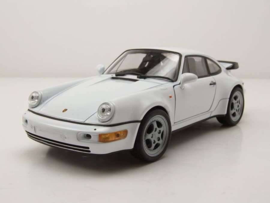 Porsche 911 (964) Turbo 1990 white 1/24 Welly NEW+boxed  #2124 instant wheels