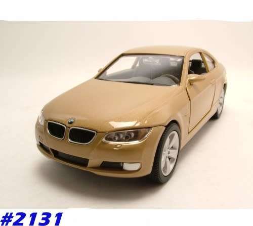 BMW 335i Coupe (E92) 2007 gold 1/24 Road Signature NEW+boxed  #2131 instant wheels