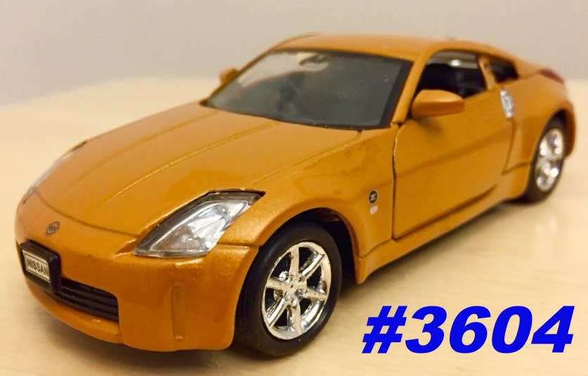 Nissan Fairlady Z 2003 orange-met 1/36 Welly NEWinBlister #3604 instant wheels