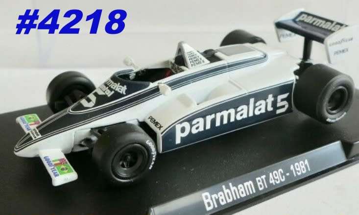 Brabham Ford Cosworth BT49C F1 1981 #5 NPiquet 1/43 IXO NEW+boxed  #4218 instant wheels