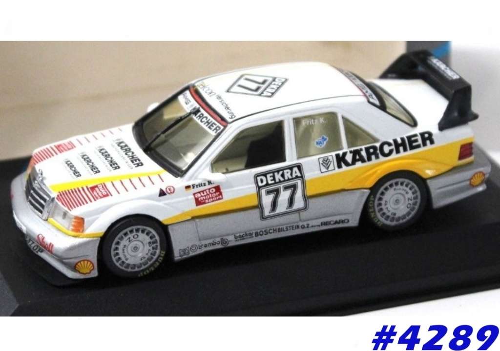 Mercedes-Benz 190E EVO2 DTM - AMG #77 1/43 Minichamps NEW+boxed  #4289 instant wheels
